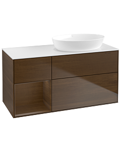 Villeroy und Boch Finion Villeroy und Boch Finion GA41GNGN 120cm, cover plate white matt, Emotion, shelves Walnut Veneer , Walnut Veneer veneer