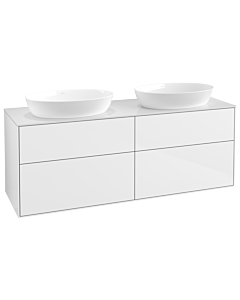 Villeroy und Boch Finion Villeroy und Boch Finion GA8100GF 160x60.3cm, Emotion, cover plate white matt, Glossy white lacquer
