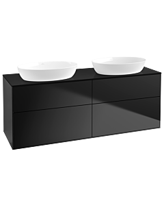 Villeroy und Boch Finion Villeroy und Boch Finion GA8200PD 160x60.3cm, Emotion, cover plate black matt, black matt lacquer