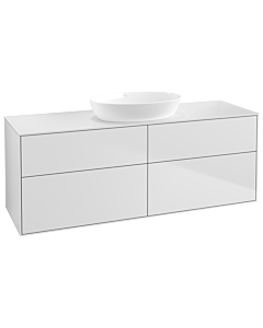 Villeroy und Boch Finion Waschtischunterschrank GA9100MT 160x60,3cm, Emotion, Abdeckplatte white matt, White matt lacquer