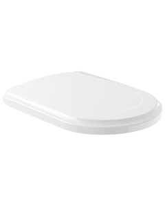 Villeroy & Boch WC-Sitz Hommage Softclosing-Scharniere verchromt, weiss