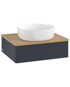 Villeroy & Boch Antao Waschtischunterschrank 600x190x500mm K07111HG mit Struktur FK/AP: HG/1