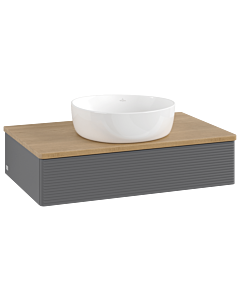 Villeroy & Boch Antao vanity unit 800x190x500mm K08111GK with structure FK/AP: GK/ 2000