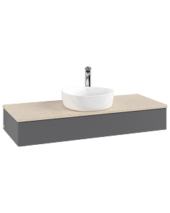 Villeroy & Boch Antao vanity unit 1200x190x500mm K10153GK with structure FK/AP: GK/3