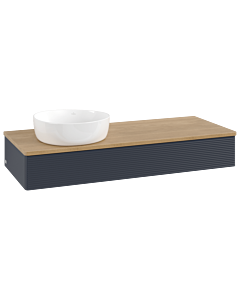 Villeroy & Boch Antao Waschtischunterschrank 1200x190x500mm K11111HG mit Struktur FK/AP: HG/1