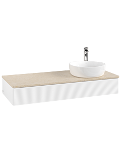 Villeroy & Boch Antao Waschtischunterschrank 1200x190x500mm K12153MT mit Struktur FK/AP: MT/3