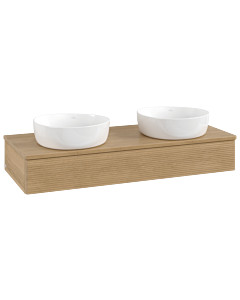 Villeroy & Boch Antao Waschtischunterschrank 1200x190x500mm K13111HN mit Struktur FK/AP: HN/1