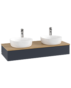 Villeroy & Boch Antao Waschtischunterschrank 1200x190x500mm K13151HG mit Struktur FK/AP: HG/1