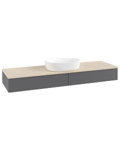Villeroy & Boch Antao meuble sous vasque 1600x190x500mm K14113GK avec structure FK/AP: GK/3