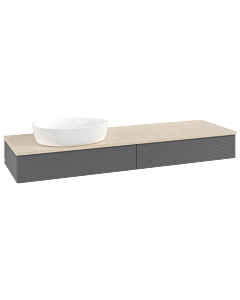 Villeroy & Boch Antao meuble sous vasque 1600x190x500mm K15113GK avec structure FK/AP: GK/3