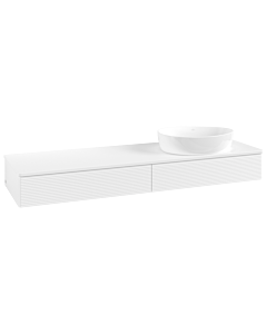 Villeroy & Boch Antao vanity unit 1600x190x500mm K16150MT with structure FK/AP: MT/ 1930