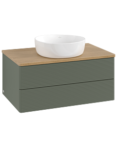 Villeroy & Boch Antao Waschtischunterschrank 800x360x500mm K19111HL mit Struktur FK/AP: HL/1