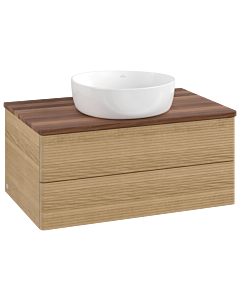 Villeroy & Boch Antao Waschtischunterschrank 800x360x500mm K19112HN mit Struktur FK/AP: HN/2