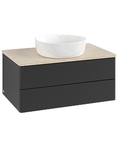 Villeroy & Boch Antao Waschtischunterschrank 800x360x500mm K19113PD mit Struktur FK/AP: PD/3