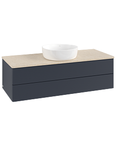 Villeroy & Boch Antao Waschtischunterschrank 1200x360x500mm K21113HG mit Struktur FK/AP: HG/3