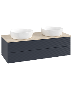 Villeroy & Boch Antao Waschtischunterschrank 1200x360x500mm K24113HG mit Struktur FK/AP: HG/3