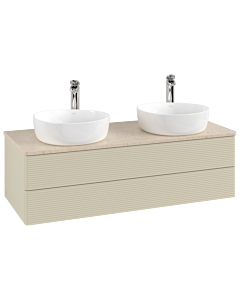 Villeroy & Boch Antao Waschtischunterschrank 1200x360x500mm K24153HJ mit Struktur FK/AP: HJ/3