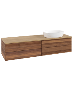 Villeroy und Boch Antao Waschtisch-Unterschrank K27011HM 160x36x50cm, Waschbeckenplattenfarbe honey oak, warm walnut