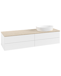 Villeroy & Boch Antao meuble sous vasque 1600x360x500mm K27113MT avec structure FK/AP: MT/3