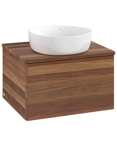 Villeroy &amp; Boch Antao vanity unit K29012HM 60x36x50cm, washbasin top color warm walnut, warm walnut