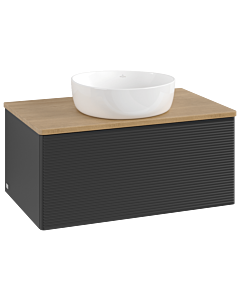Villeroy & Boch Antao Waschtischunterschrank 800x360x500mm K30111PD mit Struktur FK/AP: PD/1