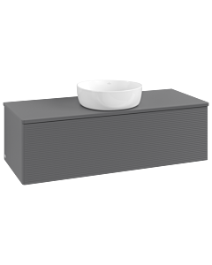 Villeroy & Boch Antao Waschtischunterschrank 1200x360x500mm K32110GK mit Struktur FK/AP: GK/0
