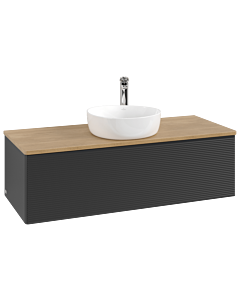 Villeroy & Boch Antao Waschtischunterschrank 1200x360x500mm K32151PD mit Struktur FK/AP: PD/1