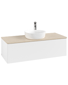Villeroy & Boch Antao Waschtischunterschrank 1200x360x500mm K32153MT mit Struktur FK/AP: MT/3