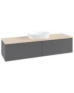 Villeroy & Boch Antao Waschtischunterschrank 1600x360x500mm K36113GK mit Struktur FK/AP: GK/3