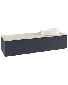 Villeroy & Boch Antao Waschtischunterschrank 1600x360x500mm K38113HG mit Struktur FK/AP: HG/3