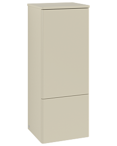 Villeroy und Boch Antao Mittelschrank K43000HJ 41,4x103,9x35,6cm, Waschbeckenplattenfarbe Lack, silk grey matt lacquer