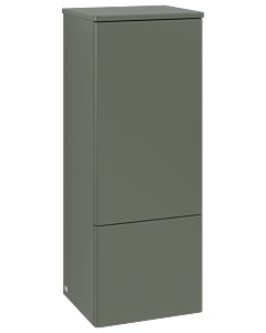 Villeroy und Boch Antao Mittelschrank K43000HL 41,4x103,9x35,6cm, Waschbeckenplattenfarbe Lack, leaf green matt lacquer