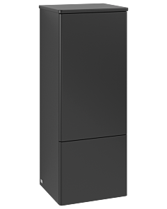 Villeroy und Boch Antao Mittelschrank K43000PD 41,4x103,9x35,6cm, Waschbeckenplattenfarbe Lack, black matt lacquer