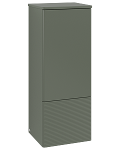 Villeroy und Boch Antao Mittelschrank K44100HL 41,4x103,9x35,6cm, Waschbeckenplattenfarbe Lack, leaf green matt lacquer