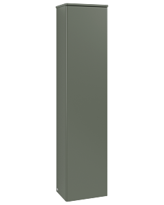 Villeroy &amp; Boch Antao tall cabinet K46000HL 41.4x171.9x28.7cm, washbasin top color: leaf green matt lacquer