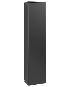Armoire haute Villeroy &amp; Boch Antao K46000PD 41,4 x 171,9 x 28,7 cm, plan vasque laqué, laque noire mate