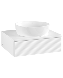 Villeroy & Boch Antao Waschtischunterschrank 600x190x500mm L07110MT mit Beleuchtung mit Struktur FK/AP: MT/0