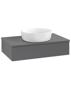 Villeroy & Boch Antao Waschtischunterschrank 800x190x500mm L08010GK mit Beleuchtung FK/AP: GK/0