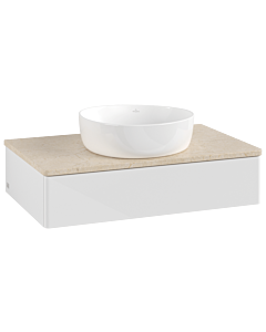 Villeroy & Boch Antao vanity unit 800x190x500mm L08013GF with lighting FK/AP: GF/3