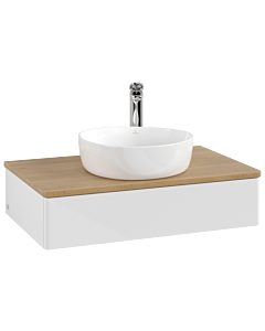 Villeroy & Boch Antao Waschtischunterschrank 800x190x500mm L08051GF mit Beleuchtung FK/AP: GF/1