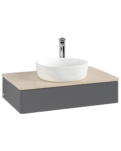 Villeroy & Boch Antao Waschtischunterschrank 800x190x500mm L08053GK mit Beleuchtung FK/AP: GK/3