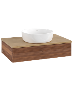 Villeroy & Boch Antao Waschtischunterschrank 800x190x500mm L08111HM mit Beleuchtung mit Struktur FK/AP: HM/1