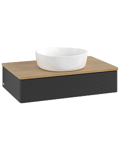 Villeroy & Boch Antao Waschtischunterschrank 800x190x500mm L08111PD mit Beleuchtung mit Struktur FK/AP: PD/1