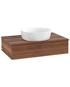 Villeroy & Boch Antao Waschtischunterschrank 800x190x500mm L08112HM mit Beleuchtung mit Struktur FK/AP: HM/2