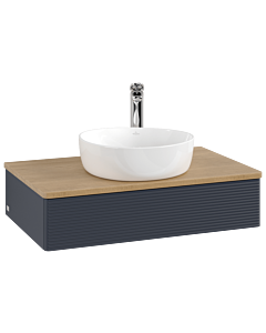 Villeroy & Boch Antao Waschtischunterschrank 800x190x500mm L08151HG mit Beleuchtung mit Struktur FK/AP: HG/1