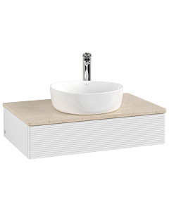 Villeroy & Boch Antao Waschtischunterschrank 800x190x500mm L08153GF mit Beleuchtung mit Struktur FK/AP: GF/3