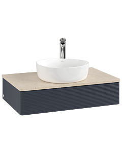 Villeroy & Boch Antao Waschtischunterschrank 800x190x500mm L08153HG mit Beleuchtung mit Struktur FK/AP: HG/3