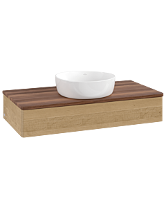 Villeroy & Boch Antao Waschtischunterschrank 1000x190x500mm L09012HN mit Beleuchtung FK/AP: HN/2