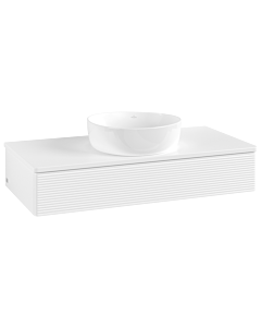 Villeroy & Boch Antao Waschtischunterschrank 1000x190x500mm L09110MT mit Beleuchtung mit Struktur FK/AP: MT/0