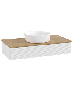 Villeroy & Boch Antao Waschtischunterschrank 1000x190x500mm L09111GF mit Beleuchtung mit Struktur FK/AP: GF/1